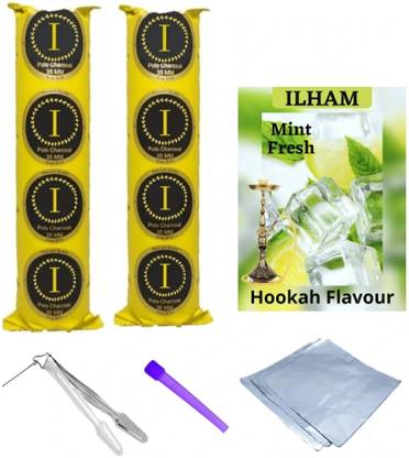ILHAM MAGIC COIL MINT FRESH FLAVOR FREE CHIMTA FOIL MOUTH TIP MINT FRESH Hookah Flavor