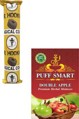 Puff Smart Polo Magic Coal With Premium Herbal Double Apple Hookah Flavor