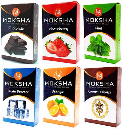 METIER Moksha 100% Nicotine Free Best Herbal Hookah Flavor Hukka Molasses Accessories Mix Hookah Flavor