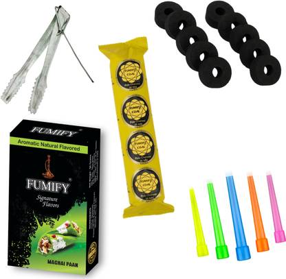 FUMIFY ACCESSORIES 5 MOUTH TIPS & FUMIFY PAAN Hookah Flavor