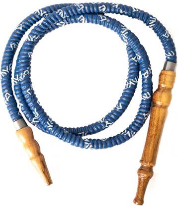 Puff Smart Wooden Blue Hookah Hose 1 m