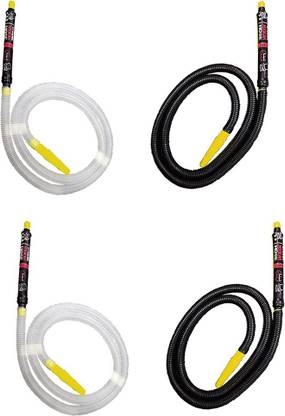 Duman Plastic Black, White Hookah Hose 1 m
