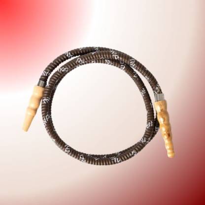 Puff Smart Rubber Black Hookah Hose 1 m