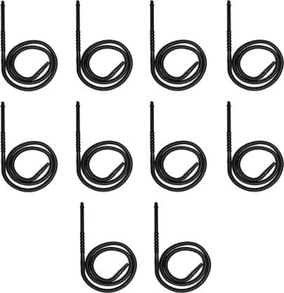 Puff Smart Plastic Black Hookah Hose 1 m