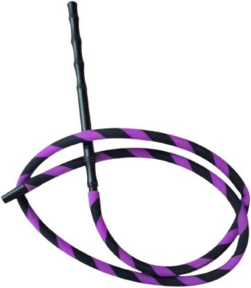 Puff Smart Silicone Black Hookah Hose 1 m