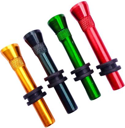 Roarer glass 7 cm metal bong shooter Aluminium Outside Fitting Hookah Mouth Tip