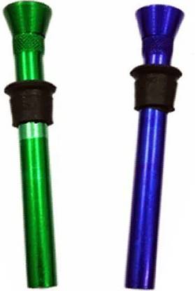 Puff Smart Metal Bong Shooter Mouth Tip Filters 8cm 2 Pcs Aluminium Outside Fitting Hookah Mouth Tip
