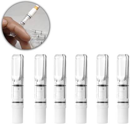 Point Zero 5PCS Portable Reusable Cleaning Reduce Tar Smoke Tobacco Filter Cigarette Holder Plastic Inside Fitting Hookah Mouth Tip