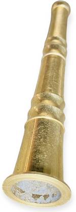 KESHU HANDICRAFT Resuable Chillam With Gitti Brass Outside Fitting Hookah Mouth Tip