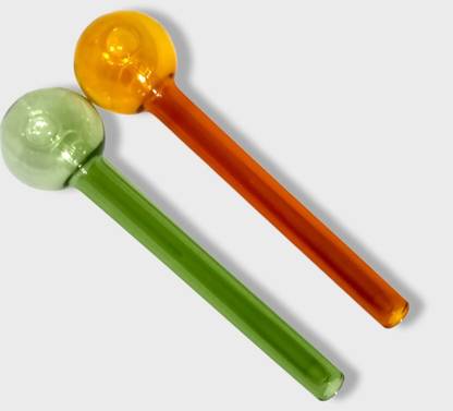 All Of All COLOUR OIL BURNER PIPE Borosilicate Glass Outside Fitting Hookah Mouth Tip