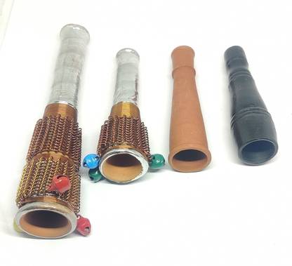 aum sHAKTI CREATION 3 INCH & 5 INCH TERRACOTTA CHILUMS Terracotta Outside Fitting Hookah Mouth Tip