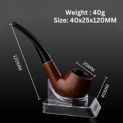 Sanda BK-Smoking Pipe Cigar Tobacco Pipe Filter Smoker Tool Accessories Wooden, Plastic Outside Fitting Hookah Mouth Tip