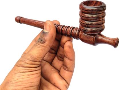 Hookah palace Decorative 6 inch wooden Smoking Chillum Pipe Wooden Outside Fitting Hookah Mouth Tip
