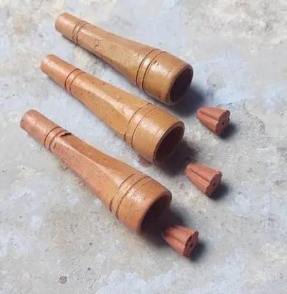 Kriti Traders Terracotta Outside Fitting Hookah Mouth Tip