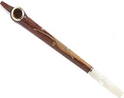 Puff Smart Brown Spitting Wooden Smoke pipe ( Pack Of 1 ) Wooden Outside Fitting Hookah Mouth Tip
