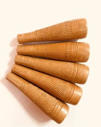 KESHU HANDICRAFT Resuable 8 Cm Hukka Chillum Pipes With Gitti Stopper Terracotta Outside Fitting Hookah Mouth Tip