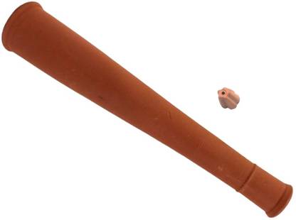 Kriti Traders Terracotta Outside Fitting Hookah Mouth Tip