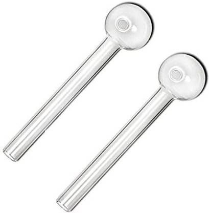 kingnation Glass Oil Pipe Pack of 2 Glass Inside Fitting Hookah Mouth Tip