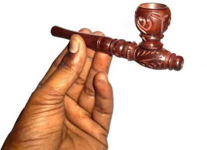 Hookah palace Decorative 5 inch wooden Smoking Chillum Pipe Wooden Outside Fitting Hookah Mouth Tip