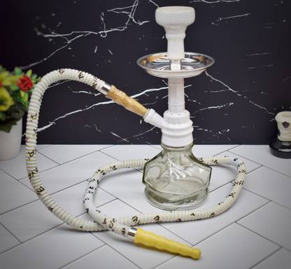 FUMIFY White Frost Supreme Hookah 13 inch Earthenware Hookah