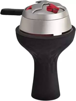 SCORIA Silicone Chillum and Cloud Aluminium Hookah 10 inch Aluminium Hookah