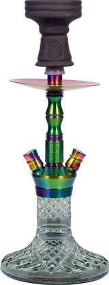 Cocoyaya Price Series Coco mini Hookah Rainbow 12.5 inch Stainless Steel Hookah