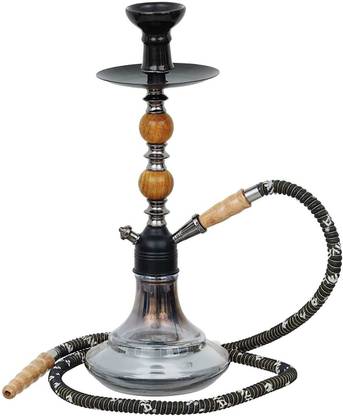 FUMIFY Coccoyayaa Midnight Mist A luxurious black beauty 16 inch Glass Hookah