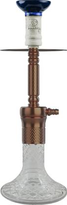 Cocoyaya Conquer Series Lala Hookah Rose Golden 15 inch Stainless Steel Hookah
