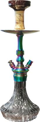 Cocoyaya Madrid Hookah 15.6 inch Stainless Steel Hookah