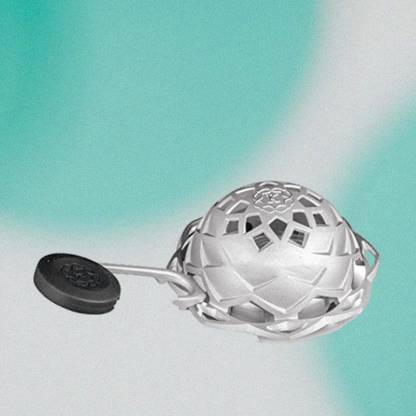 Puff Smart Lotus Design Heat Management Device HMD 0.7 inch Stainless Steel Hookah