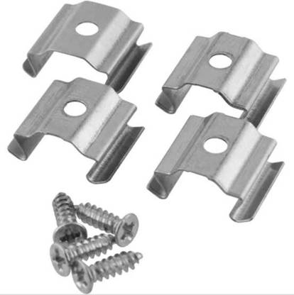 AMA OUTLIGHT Metal LED Tube Fixtures Wall Clamp with Screw /Mounting Hardware Clips Hose Brackets
