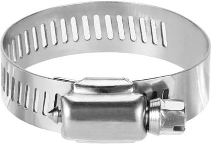 Implemental Adjustable Fuel Petrol Pipe Hose Clips Stainless Spring(Pack of 10) (0.50" Inch) Hose Clamps