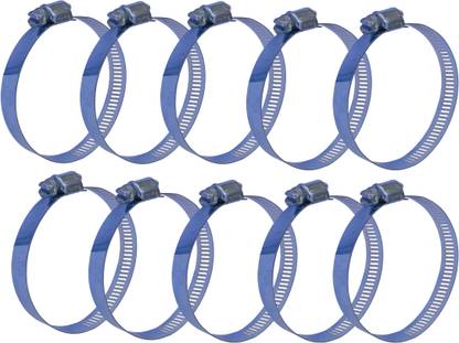 ESEKSAFAR 10pcs Heavy duty Hose Clamps 3inch Clamp size adjustable (2-3)inch Hose Clamps