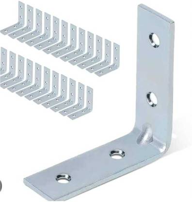EBCO Right Angle Bracket Brackets, Pack of 25, 4cm Size, L Patti Hose Brackets