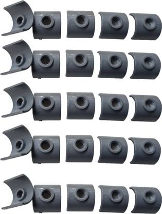 GKI POULTRY Round Saddle use for drinker in Poultry Farm (Pack of 25) Hose Connector