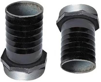 Implemental CI Hose Nipple (Pack of 2) (1 1/2 Inch) Hose Connector