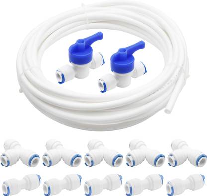 KRPLUS 3/8 inch Quick Connect 10 Meters Length PE Tubing with Hose Connector