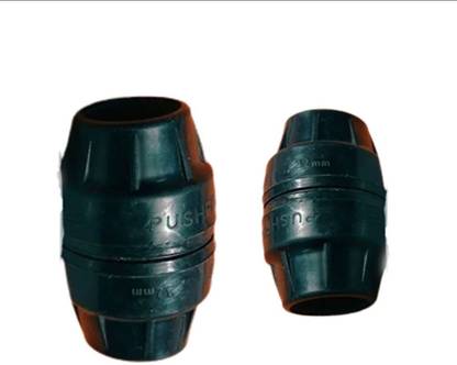 MAAYAAR HDPE Push Fit Coupler, For OFC Duct (Set of 1 PC, Size: 32mm) Hose Connector