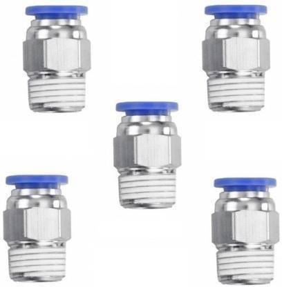 Filfora 8MM Brass fitting Pneumatic Quick Connector Air Fittings Adapter 8mm Diameter Hose Connector