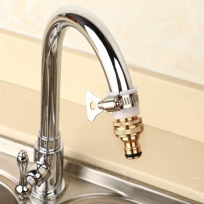 HASTHIP for Tap 3/4 and 1/2 inch, Universal Faucet Adapter for Garden Hose Pipe Hose Connector