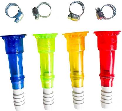 Shivarth Garden Water Quick Connector PVC Jointer Fast Fitting Pipe Clip 4pcs Gas Pipe Hose Connector