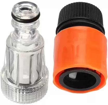 REAL LIFE SOLUTION Pressure Washer Water Filter Inlet Nozzle & Quick Connector Hose Connector