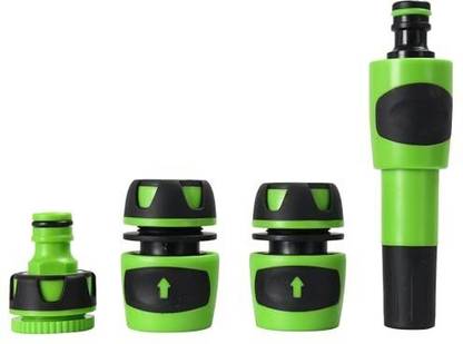 OUTO 4 Pcs Hose Water Pipe Connector Set 1/2"-3/4" Tap Adaptor for Lawn Garden Yard Hose Connector