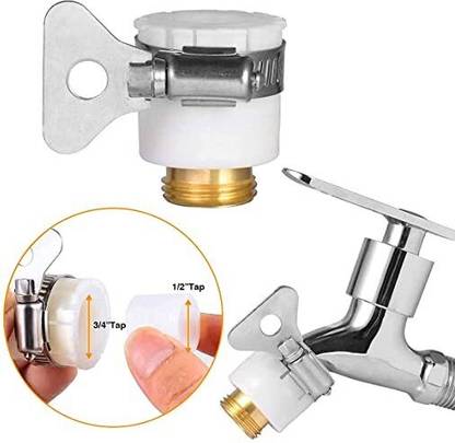 GVJ TRADERS 2 in 1 Set Universal Tap Connector, Hose Connector