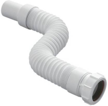 ENNIUS PVC Plastic Waste Pipe Non Flexible Pack of 2 PVC Waste Pipe Hose Pipe