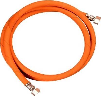 H HADDU Pipe 2 Brass Nuts and Clamp Fitting Commercial Certified (1.5 Meters) Hose Pipe
