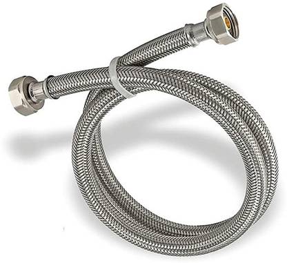 Venus 356 Grade Stainless Steel Connection Pipe 18 inch Pack of 1 pcs 181001 Hose Pipe