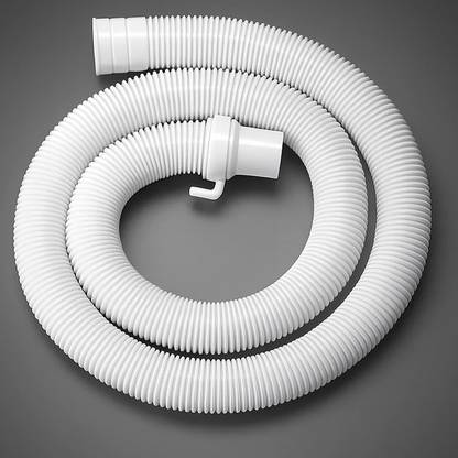 WROSHLER 1.5 MTR Washing Machine Outlet /Drain Pipe Corrugated Plastic Outlet Pipe 01.148 Extension Hose Pipe Suitable for All Fully/Semi Automatic Washing Machines Hose Pipe