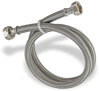 Venus 386 Grade Stainless Steel Connection Pipe 18 inch Pack of 1 pcs 181001 Hose Pipe