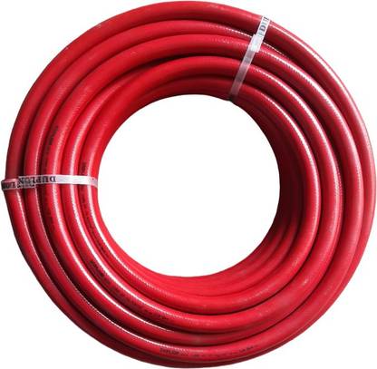 DUTRON DUPLON FIRE HOSE 030MTR 20MM RED Single Braided 3/4"Inch Pipe Carry Water&Other FireRetardant As Foam to Fire to Extinguish60kg/cm²Busting PRS Hose Pipe